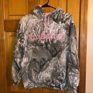 Cabela’s snow camo hoodie